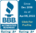 BBB Accredited Business badge.