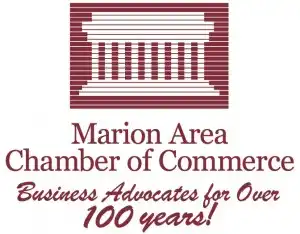 Marion Chamber of Commerce logo.