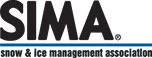 SIMA, Snow and Ice Management Association, logo.