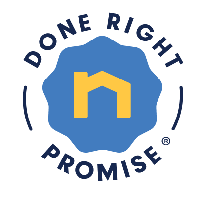 Neighborly Done Right Promise logo.