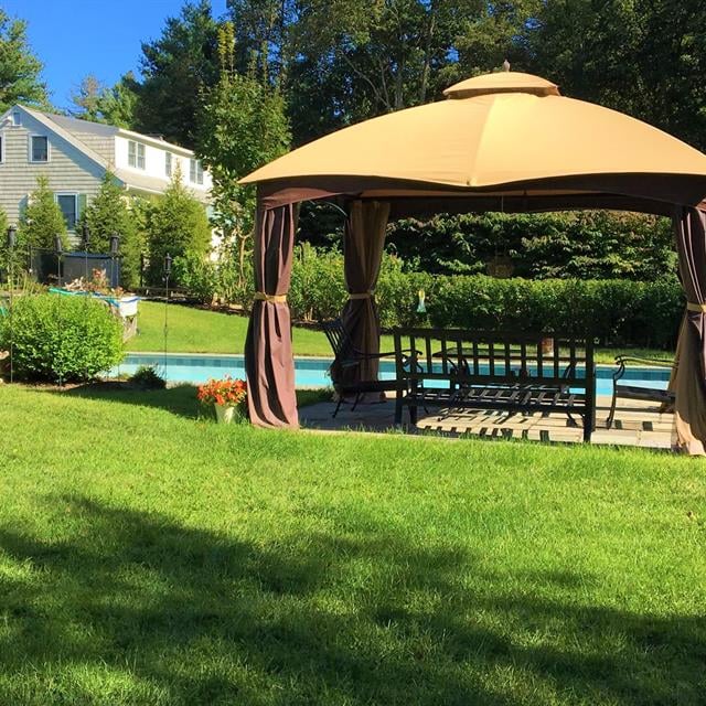 Beautiful Pergola set in the garden