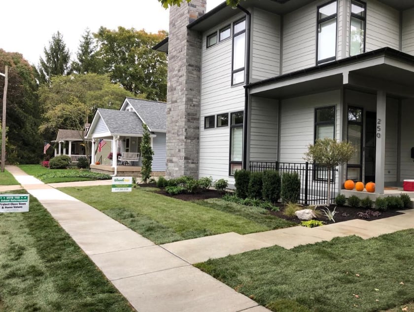 Fall planting by The Grounds Guys of Carmel, IN