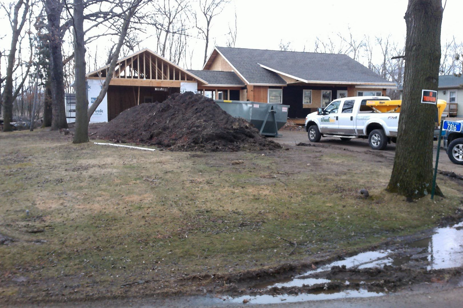 House being built 