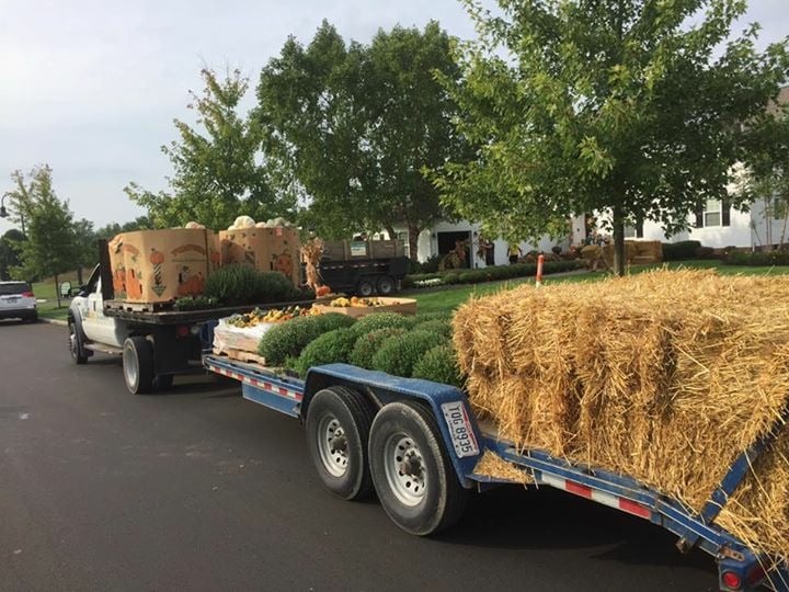 Grounds Guys fully loaded trailer 