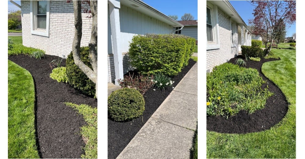 Mulching and edging