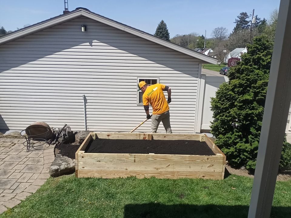 Raised Garden Bed with Compost Soil