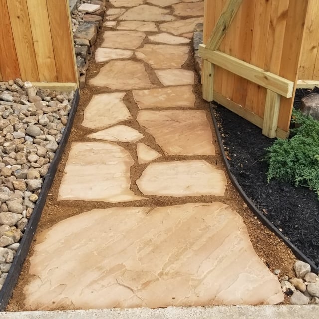 Stone walkway