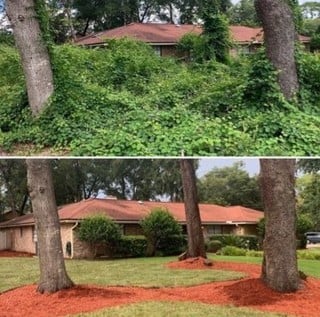 The Grounds Guys of East Wichita before and after