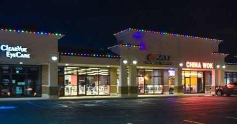 business holiday lighting