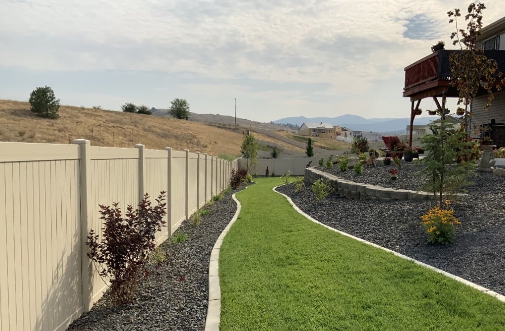 The Grounds Guys of Spokane Landscape Install Backyard Install