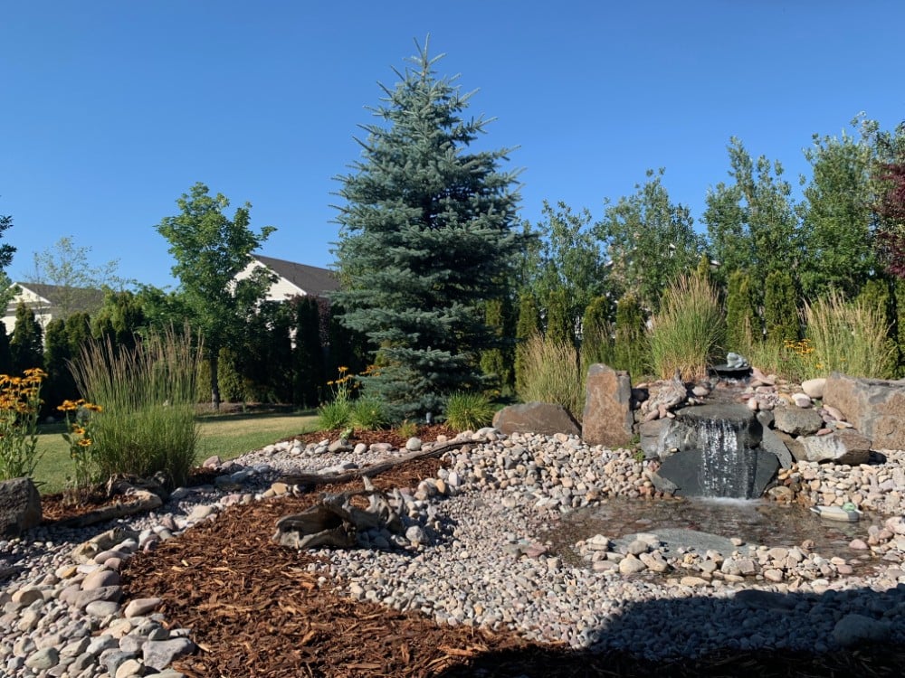 The Grounds Guys of Spokane Pond Revamp Landscape Update